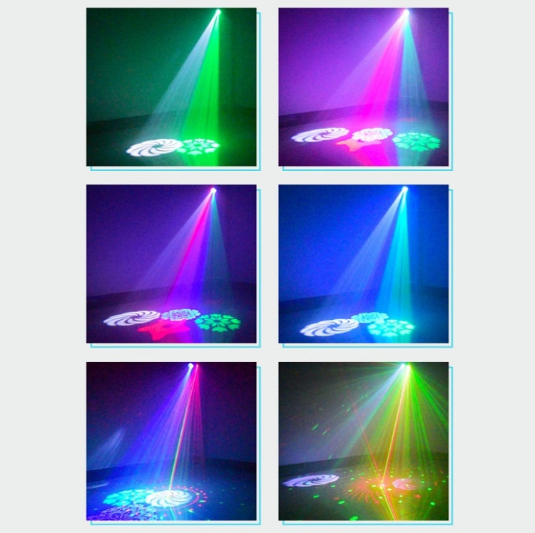 Luci volanti colorate da 13 W Luce di proiezione Decorazione della stanza a LED Luce laser KTV Bar Luce da palcoscenico per il controllo del suono,, US Plug, EU Plug, UK Plug, AU Plug