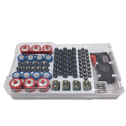 JK-19070823 Scatola di immagazzinaggio della batteria con tester della capacità della batteria