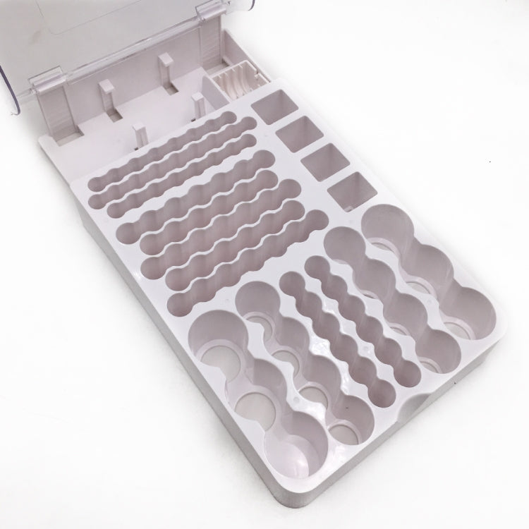 Scatola per batterie con tester capacità 93 celle