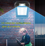 Lampada da parete solare con sensore a induzione 128 LED