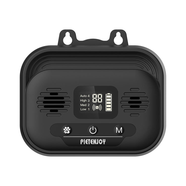Prodotti per animali domestici Repellente per cani con tappo antiabbaio ad ultrasuoni per interni ed esterni, Black Normal Edition, Black Smart Edition