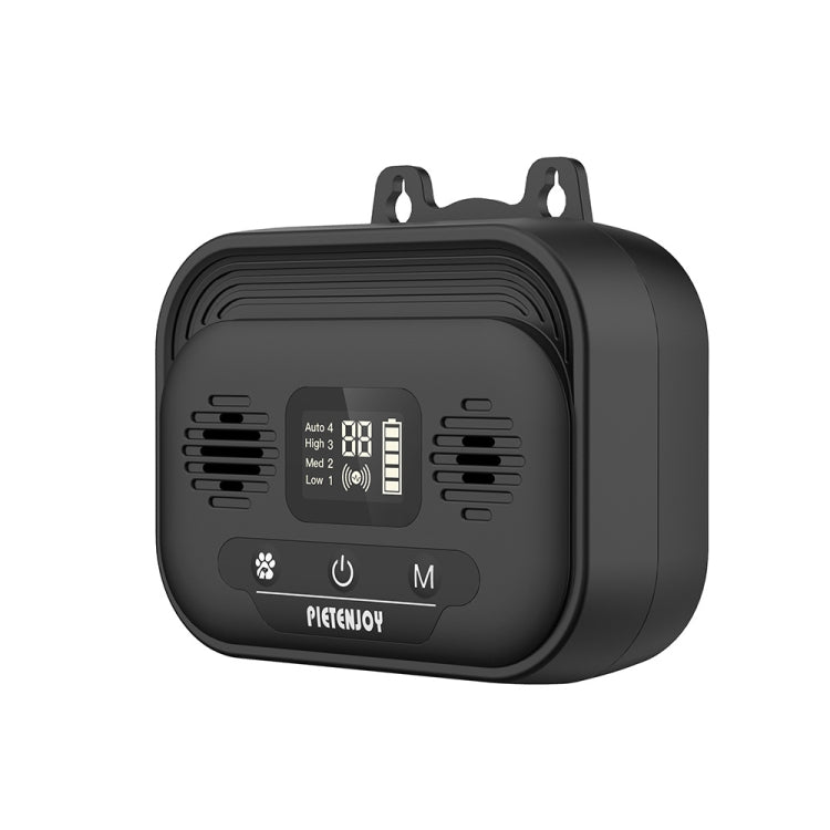 Prodotti per animali domestici Repellente per cani con tappo antiabbaio ad ultrasuoni per interni ed esterni, Black Normal Edition, Black Smart Edition