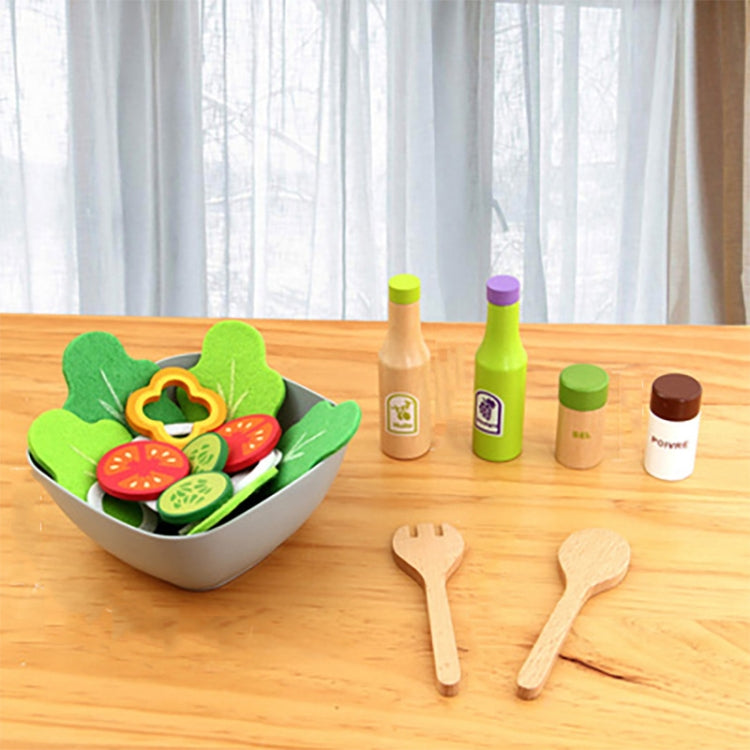 Set da cucina per simulazione per bambini. Taglio di cibo in legno per bambini. Fai finta di giocare a un giocattolo, Bread Maker, Coffee Machine, Juicer, Blender, Mini Oven, Delicious Salad Set, Waffles