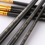 ZHU TING 21 pz/3 set pennelli in nylon pennelli per acquerello e pennelli per olio forniture per pittura artistica, 21 PCS / 3 Sets Nylon Brushes