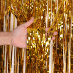 5 pezzi 1 x 2 m tenda di seta per pioggia leggera decorazione per feste per feste sfondo fotografico decorazione da parete, Golden, Red, Blue, Green, Rose Red, Light Pink, Light Blue, Silver, Rose Gold