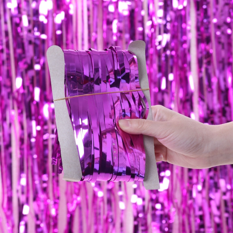 5 pezzi 1 x 2 m tenda di seta per pioggia leggera decorazione per feste per feste sfondo fotografico decorazione da parete, Golden, Red, Blue, Green, Rose Red, Light Pink, Light Blue, Silver, Rose Gold