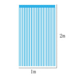 5 pezzi 1 x 2 m tenda di seta per pioggia leggera decorazione per feste per feste sfondo fotografico decorazione da parete, Golden, Red, Blue, Green, Rose Red, Light Pink, Light Blue, Silver, Rose Gold