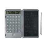 Calcolatrice da scrittura ricaricabile Lavagna per scrittura a mano per studenti LCD multifunzione portatile, Gray
