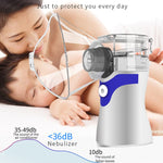 YMK-W6 Atomizzatore micro-mesh portatile ad ultrasuoni per bambini adulto Atomizzatore a compressione regolabile a due velocità portatile per uso domestico, YMK-W6(Blue), YMK-W6(Gray), YMK-W6(Green)