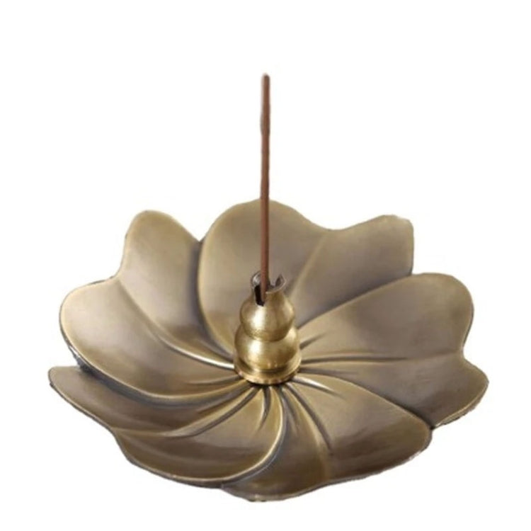 Porta incenso per bruciatore di incenso in lega di legno di sandalo per camera da letto per uso domestico, Drop Shape, Gourd