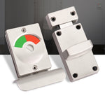 Serratura per porta con display rosso e verde per WC Serratura per WC pubblica in acciaio inossidabile, Indicating lock With Handle