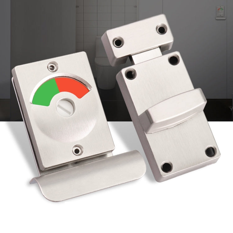 Serratura per porta con display rosso e verde per WC Serratura per WC pubblica in acciaio inossidabile, Indicating lock With Handle