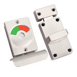 Serratura per porta con display rosso e verde per WC Serratura per WC pubblica in acciaio inossidabile, Indicating lock With Handle