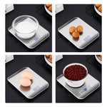 Bilancia elettronica da cucina portatile per piccoli alimenti in acciaio inossidabile, 5kg/1g (Battery Model White), 5kg/1g (Battery Model Black), 10kg/1g (Battery Model White), 5kg/1g (Rechargeable White), 10kg/1g (Rechargeable White)                 ...