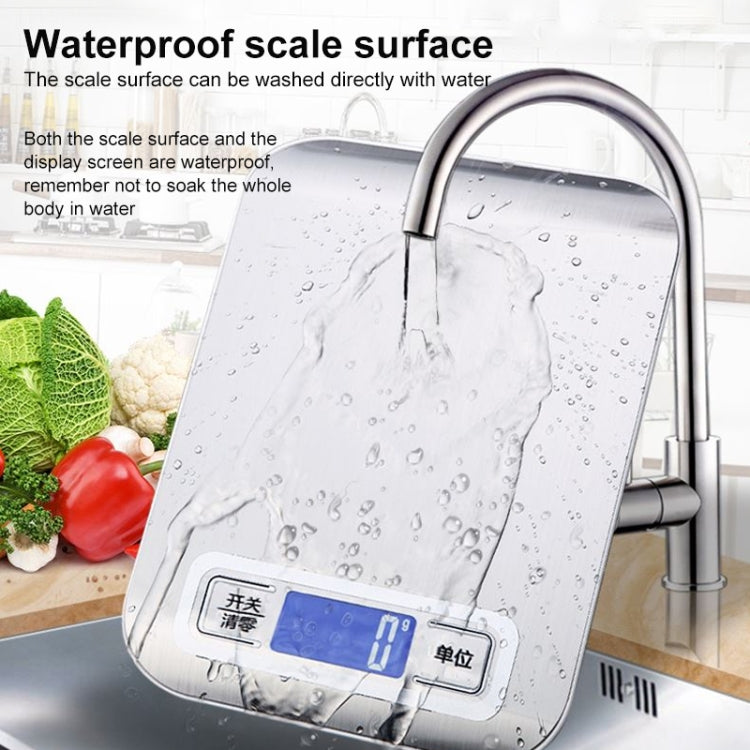 Bilancia elettronica da cucina portatile per piccoli alimenti in acciaio inossidabile, 5kg/1g (Battery Model White), 5kg/1g (Battery Model Black), 10kg/1g (Battery Model White), 5kg/1g (Rechargeable White), 10kg/1g (Rechargeable White)                 ...
