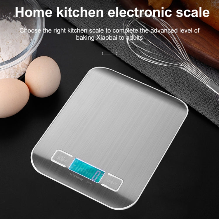 Bilancia elettronica da cucina portatile per piccoli alimenti in acciaio inossidabile, 5kg/1g (Battery Model White), 5kg/1g (Battery Model Black), 10kg/1g (Battery Model White), 5kg/1g (Rechargeable White), 10kg/1g (Rechargeable White)                 ...