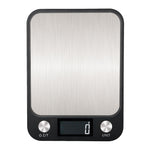 Piccola bilancia da cucina per alimenti, bilancia elettronica da cucina in acciaio inossidabile, 5kg/1g (Black), 10kg/1g (Black), 5kg/1g (White), 10kg/1g (White)