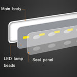 Rubinetto a cascata per bagno con rubinetto per acqua calda e fredda a tre luci a LED. Spina CN