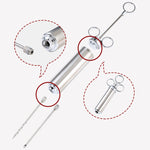 Set di aghi per tacchino con siringa per condimento in acciaio inossidabile 304., 14 in 1 with Storage Bag