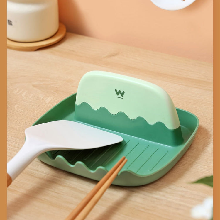 4 pezzi portabottiglie con coperchio per pentola, ripiano da cucina, staffa di stoccaggio, spatola, cucchiaio da zuppa, portabacchette, 4 PCS Orange, 4 PCS Green