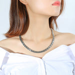 CNC-007 Gioielli con collana in acciaio al titanio magnetico, CNC-007(Golden), CNC-007(Rose Gold), CNC-007(Black), CNC-007(Steel Color)