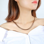 CNC-007 Gioielli con collana in acciaio al titanio magnetico, CNC-007(Golden), CNC-007(Rose Gold), CNC-007(Black), CNC-007(Steel Color)