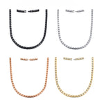 CNC-007 Gioielli con collana in acciaio al titanio magnetico, CNC-007(Golden), CNC-007(Rose Gold), CNC-007(Black), CNC-007(Steel Color)