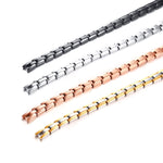 CNC-007 Gioielli con collana in acciaio al titanio magnetico, CNC-007(Golden), CNC-007(Rose Gold), CNC-007(Black), CNC-007(Steel Color)