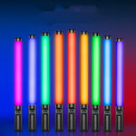 Bastone luminoso per fotografia colorata RGB Bastone luminoso a temperatura regolabile 3000K-6500K, RGB Light Stick