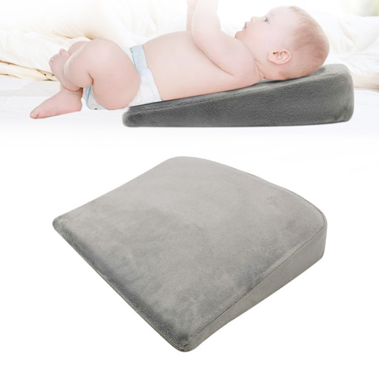 Cuscino per allattamento a triangolo per neonati in memory foam, per donne incinte, Crystal Soft Gray, Diamond Lattice White, Crystal Soft Black
