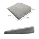 Cuscino per allattamento a triangolo per neonati in memory foam, per donne incinte, Crystal Soft Gray, Diamond Lattice White, Crystal Soft Black