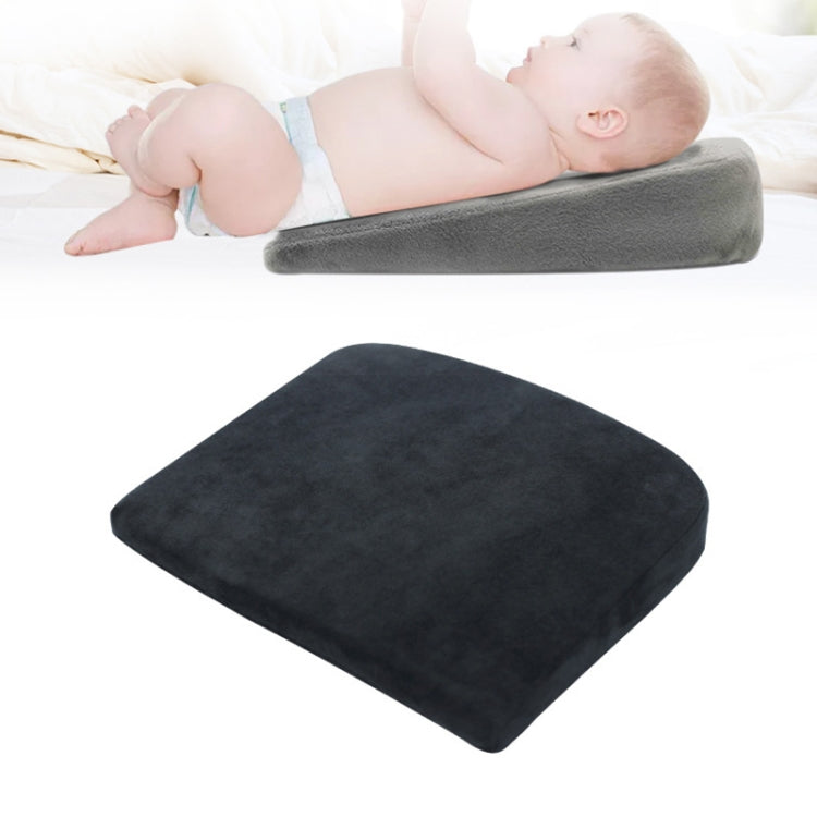 Cuscino per allattamento a triangolo per neonati in memory foam, per donne incinte, Crystal Soft Gray, Diamond Lattice White, Crystal Soft Black