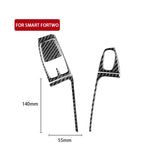 Adesivi per finestrini e portiere tipo B per Mercedes-Benz Smart Fortwo con guida a sinistra (2011-2015), set da 5 pezzi., Left-hand Drive