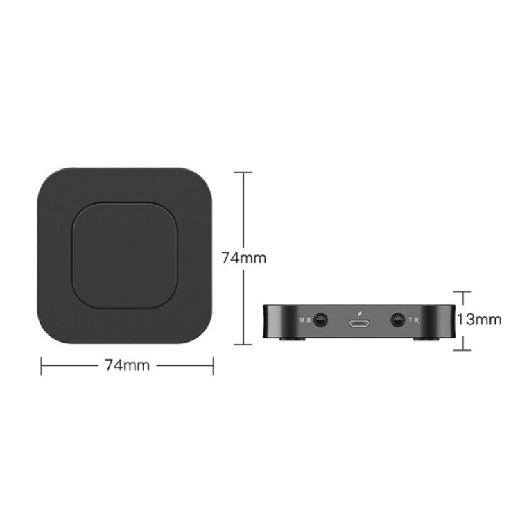 BT-13 Adattatore Bluetooth 5.0 2 in 0 Ricevitore e trasmettitore audio wireless