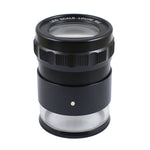 Lente d'ingrandimento 10x con 8 luci LED e scala graduata