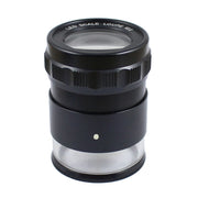 8 luci LED 3 gruppi di vetro ottico HD con lente d'ingrandimento scala 10 volte, Complex Scale Board, Cross Scale Board