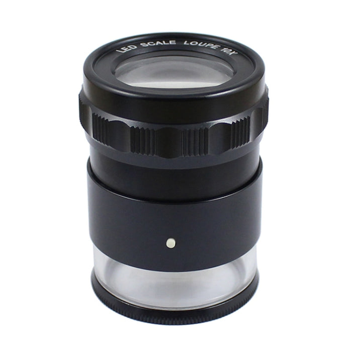 8 luci LED 3 gruppi di vetro ottico HD con lente d'ingrandimento scala 10 volte, Complex Scale Board, Cross Scale Board