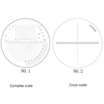 Lente d'ingrandimento 10x con 8 luci LED e scala graduata