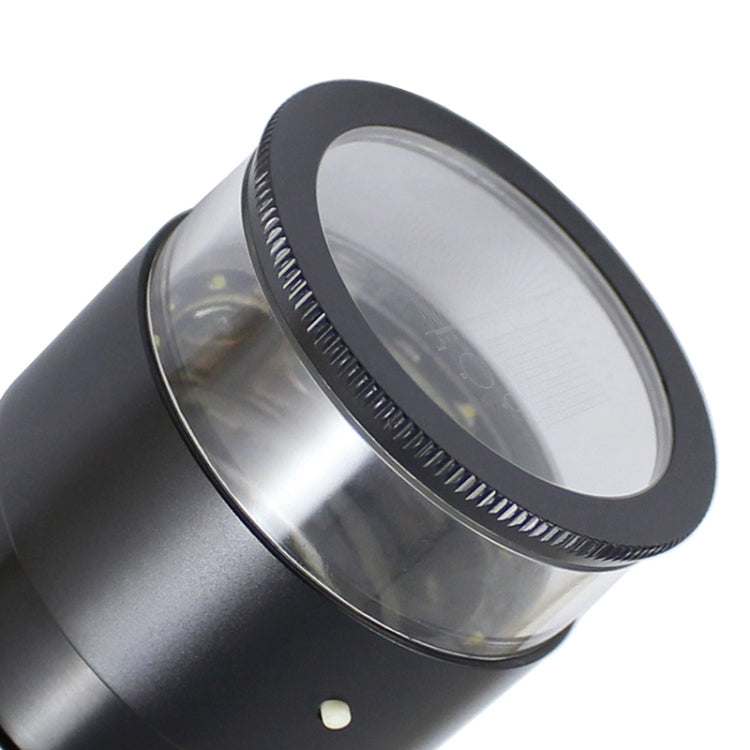 Lente d'ingrandimento 10x con 8 luci LED e scala graduata