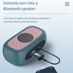 BT201 Bluetooth 5.0 USB 2 in 1 Trasmettitore ricevitore audio Bluetooth con display LCD, Bluetooth Audio Receiver Transmitter with LCD Display