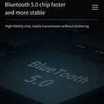 BT201 Bluetooth 5.0 USB 2 in 1 Trasmettitore ricevitore audio Bluetooth con display LCD, Bluetooth Audio Receiver Transmitter with LCD Display