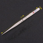 Pinzette per diamanti antiscivolo Pinzette per gioielli Clip per diamanti elastici in acciaio inossidabile con gemme Strumenti durevoli, With Slot and Lock