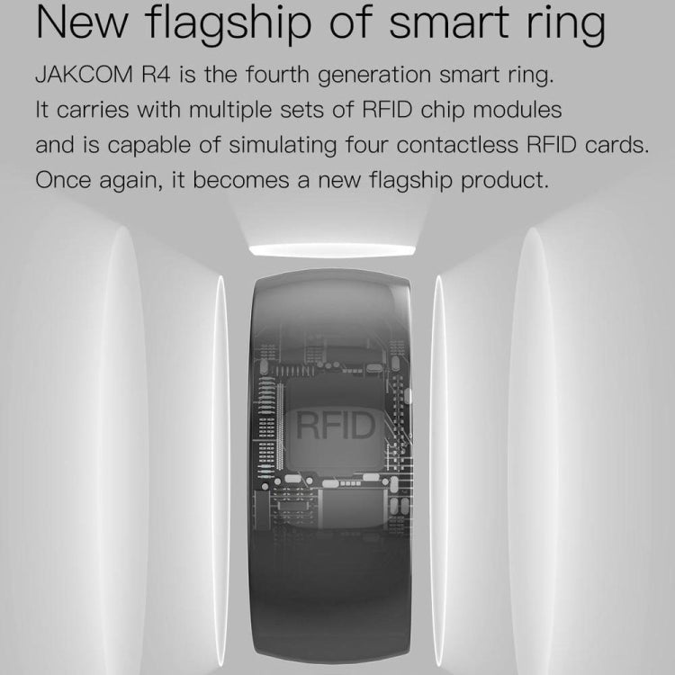 JAKCOM R4 Smart Ring Signore degli Anelli multifunzionale per Apple e Android