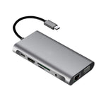 Docking station multifunzione di tipo C 10 in 1 HUB di ricarica rapida PD, 10 in 1