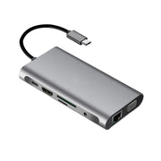 Docking station multifunzione di tipo C 10 in 1 HUB di ricarica rapida PD, 10 in 1