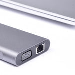 Docking station multifunzione di tipo C 10 in 1 HUB di ricarica rapida PD, 10 in 1