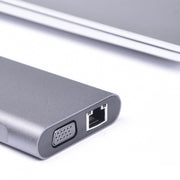 Docking station multifunzione di tipo C 10 in 1 HUB di ricarica rapida PD, 10 in 1