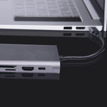 Docking station multifunzione di tipo C 10 in 1 HUB di ricarica rapida PD, 10 in 1