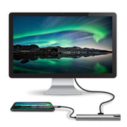 WC7367 8 in 1 87W da tipo C a PD+USB3.0x2+SD+TF+HDMI+RJ45+tipo-c Docking Station HUB, WC7367