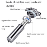 Depuratore d'acqua centrale per acqua di rubinetto per uso domestico con prefiltro in acciaio inossidabile 304, Water Purifier